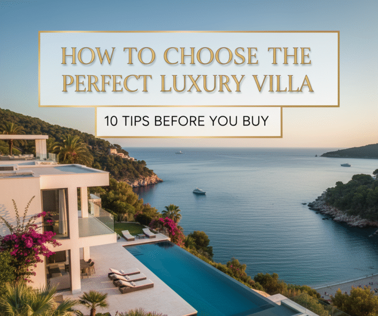 How to Choose the Perfect Luxury Villa: 10 Tips Before You Buy